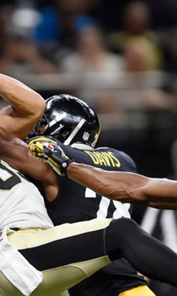 Brees enjoying chance to mold Saints' young receiver group